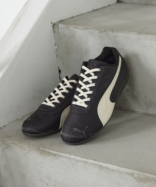 スニーカー 「別注」「PUMA」スピードキャット サテン スニーカー レディースの画像