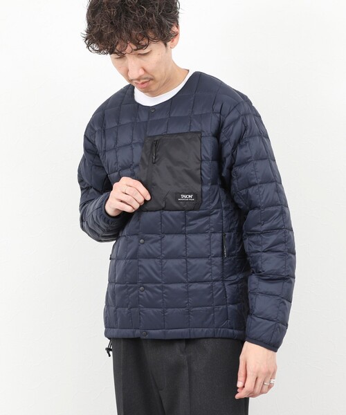 「TAION」 ダウンジャケット M ブラック メンズ_画像2