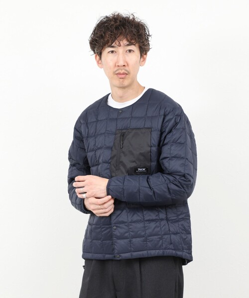 「TAION」 ダウンジャケット M ブラック メンズ_画像6