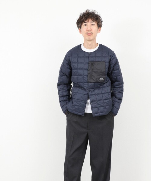 「TAION」 ダウンジャケット M ブラック メンズ_画像9