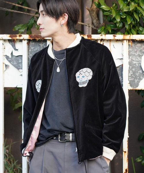 ジャケット・アウター 18ss NEIGHBORHOOD SOUVENIR JKT skull 18ss NEIGHBORHOOD SOUVENIR JKT skull ネイバーフッド ジャケット