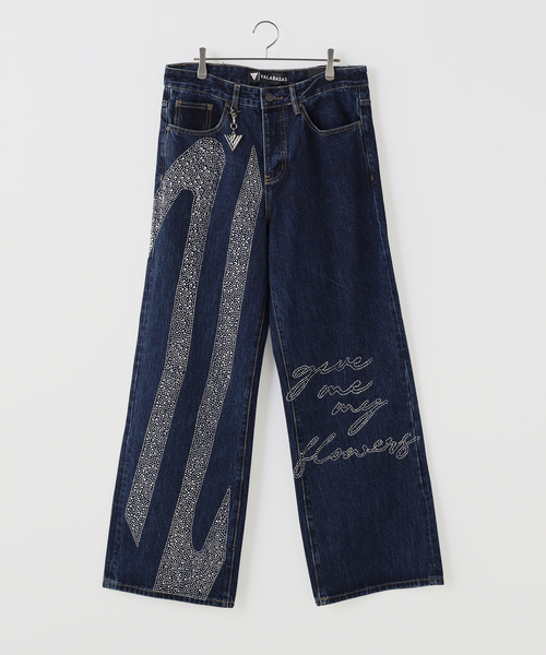VALABASAS（ヴァラバサス） ジーンズ BLUE STRAIGHT メンズ : ZOZOTOWN