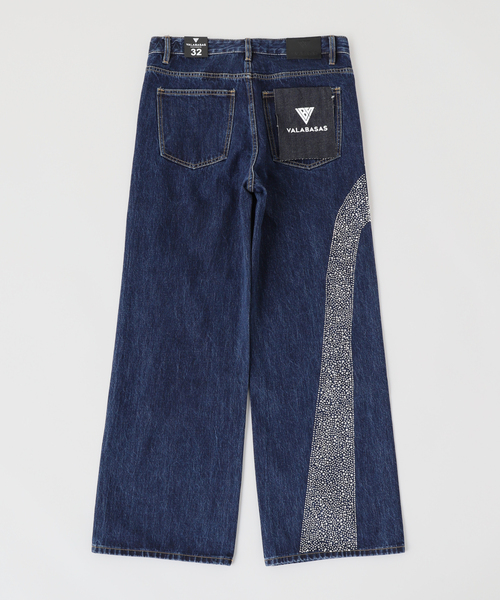 VALABASAS（ヴァラバサス） ジーンズ BLUE STRAIGHT メンズ : ZOZOTOWN