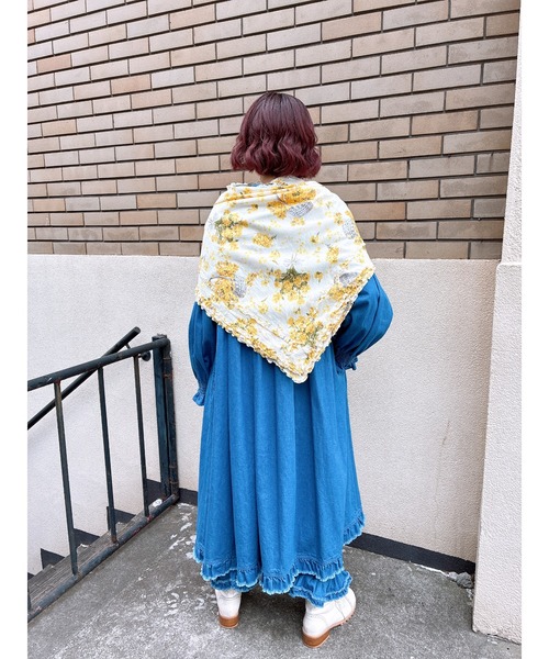 PINK HOUSE（ピンクハウス） ワンピース ムラ糸デニムミディワンピース