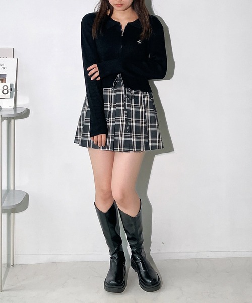 「AS KNOW AS plus」 カーディガン FREE ネイビー レディース_画像3