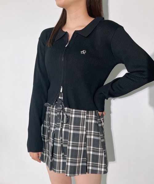 「AS KNOW AS plus」 カーディガン FREE ネイビー レディース_画像6