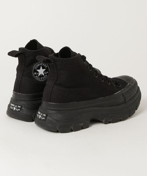 「CONVERSE」 ハイカットスニーカー 24cm ブラック レディース_画像2