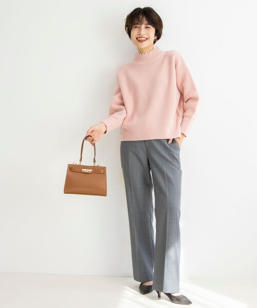 「NOLLEY'S Sophi」 長袖ニット 38 ベビーピンク レディース_画像2