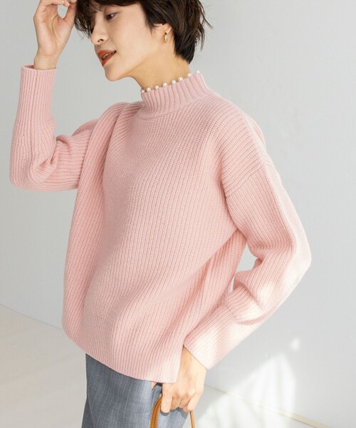 「NOLLEY'S Sophi」 長袖ニット 38 ベビーピンク レディース_画像8