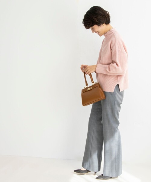 「NOLLEY'S Sophi」 長袖ニット 38 ベビーピンク レディース_画像9