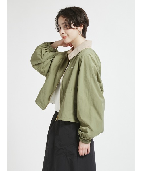Barbour ショート丈ジャンパー、ブルゾン Barbour（バブアー） ブルゾン アウター ショートレングス ナイロン