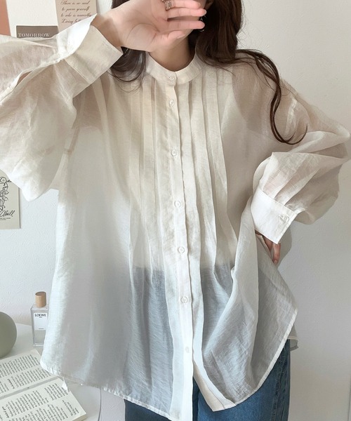 「classicalelf」 長袖シャツ LARGE アイボリー レディース_画像9