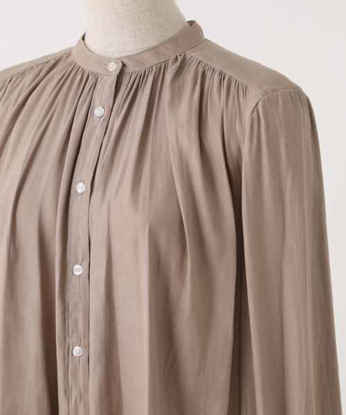 「AZUL ENCANTO」 長袖ブラウス MEDIUM ベージュ レディース_画像2