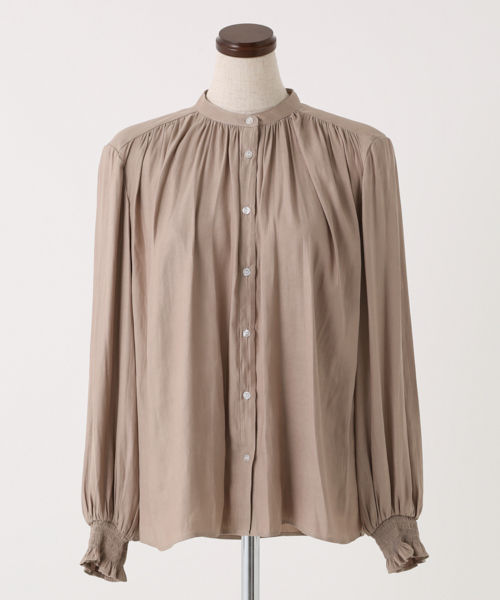 「AZUL ENCANTO」 長袖ブラウス MEDIUM ベージュ レディース_画像5