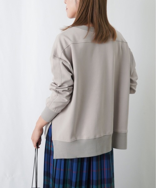 「LUCA/LADY LUCK LUCA」 長袖カットソー FREE ライトグレー レディース_画像3