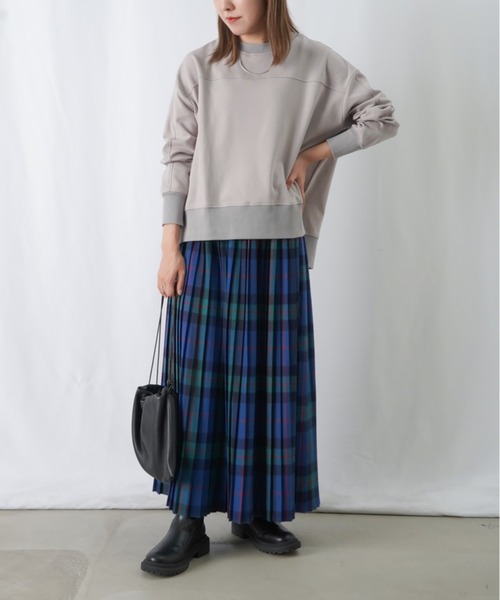 「LUCA/LADY LUCK LUCA」 長袖カットソー FREE ライトグレー レディース_画像4