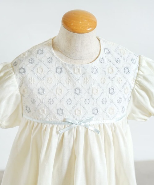 ワンピース 「10mois(ディモワ)」fleurドレス 80・90・100cm キッズ 子供服 女の子の画像