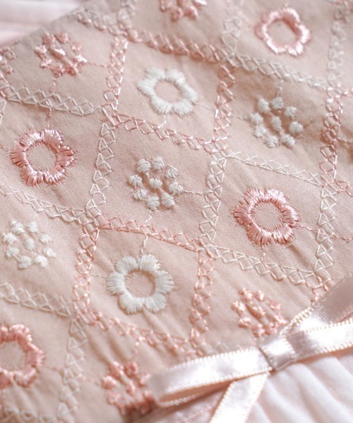 ワンピース 「10mois(ディモワ)」fleurドレス 80・90・100cm キッズ 子供服 女の子の画像