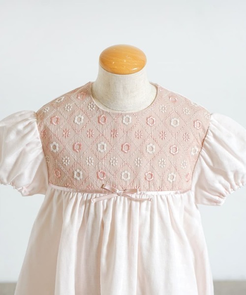 ワンピース 「10mois(ディモワ)」fleurドレス 80・90・100cm キッズ 子供服 女の子の画像