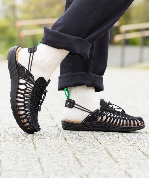 KEEN（キーン） サンダル 23.5cm ブラック メンズ : ZOZOTOWN Yahoo!店