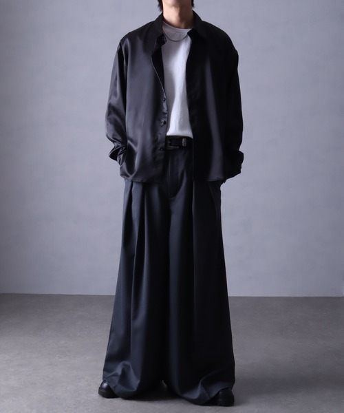 「welise」 長袖シャツ L ホワイト系その他 メンズ_画像8