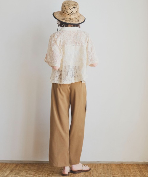 「DOUX ARCHIVES」 パンツ 38 キャメル レディース_画像4