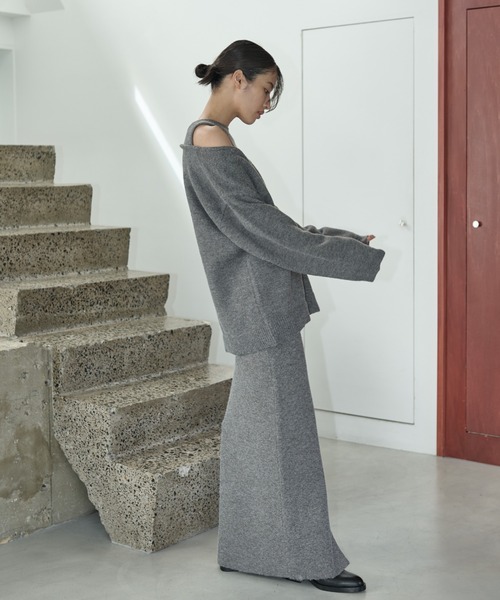 「AIC.」 長袖ニット FREE ブラック レディース_画像5