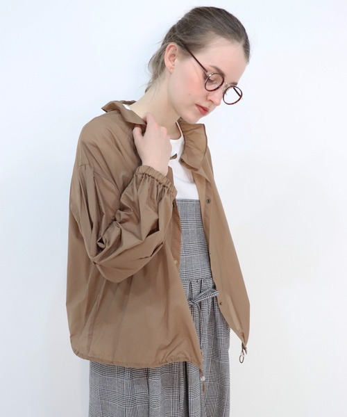 「haupia」 長袖ブラウス MEDIUM ブラウン レディース_画像6