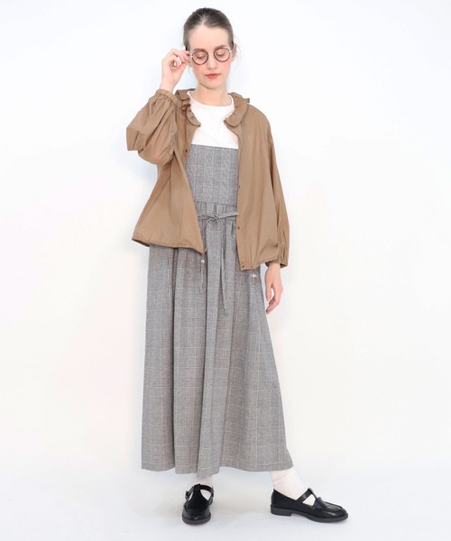 「haupia」 長袖ブラウス MEDIUM ブラウン レディース_画像8