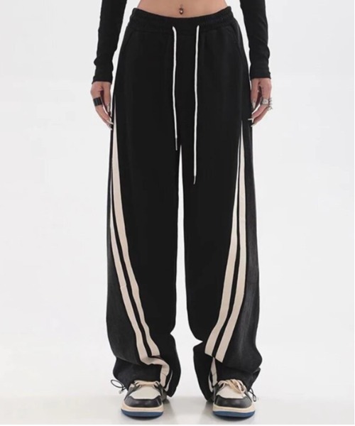 「BARELY BLUE」 イージーパンツ X-LARGE グリーン レディース_画像8