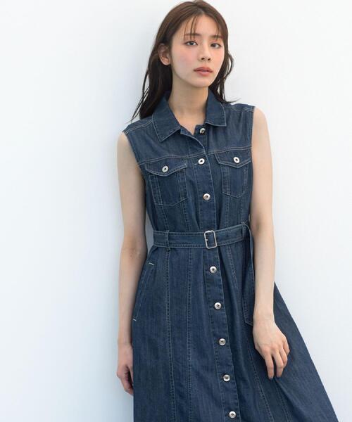 grove（グローブ） ワンピース 「貴島明日香さん着用」デニムフレア