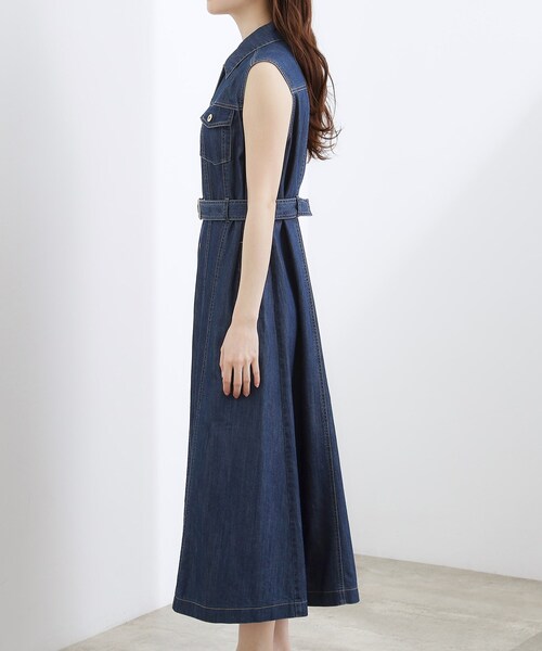 grove（グローブ） ワンピース 「貴島明日香さん着用」デニムフレア