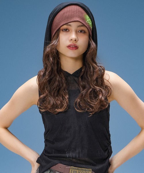 x girl タンクトップ X-girl（エックスガール） タンクトップ ノースリーブ SHEER