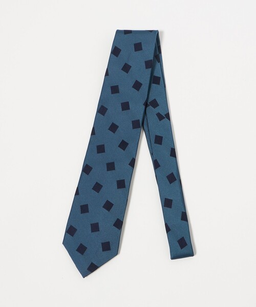 UNITED ARROWS（ユナイテッドアローズ） ネクタイ ブルー スクエア