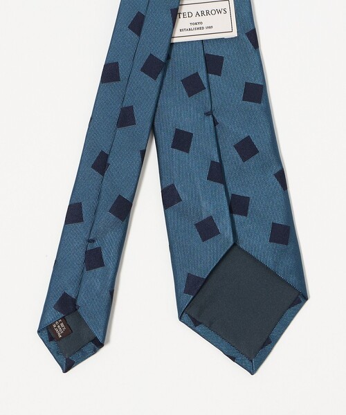 UNITED ARROWS（ユナイテッドアローズ） ネクタイ ブルー スクエア