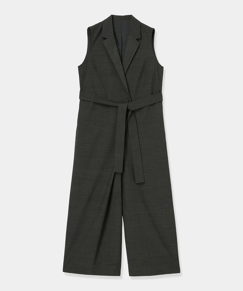 オールインワン 「louren/ローレン」teilored wrap all-in-one/テーラードラップオールインワン レディース