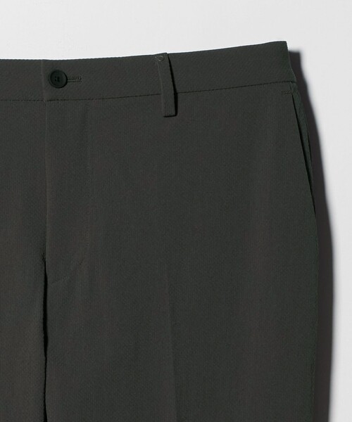 スラックス ドビー ノープリーツ テーパード パンツ UA COZY　ウォッシャブル　タテヨコストレッチ　防しわ　撥水 メンズの画像