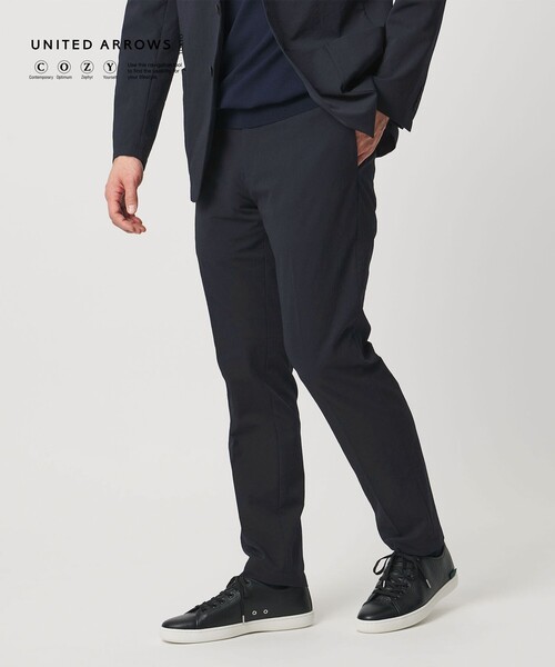 新品　ノーリーズパンツ　ユナイテッドアローズ シップス　ユニクロ　好きに ユニクロ公式 | イージーケアストレッチクロップドパンツ（ストライプ