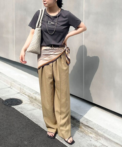 NOLLEY'S（ノーリーズ） tシャツ 半袖 ウォッシャブルプリントT