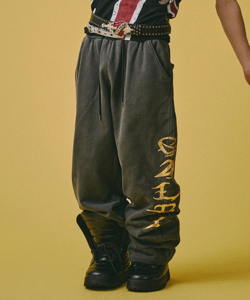 GALFY（ガルフィー） ワイドパンツ スウェットパンツ ジャージ 「GALFY