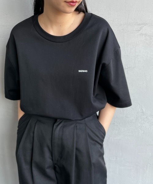 TATRAS（タトラス） tシャツ 半袖 SELO ワンポイントロゴ ショート