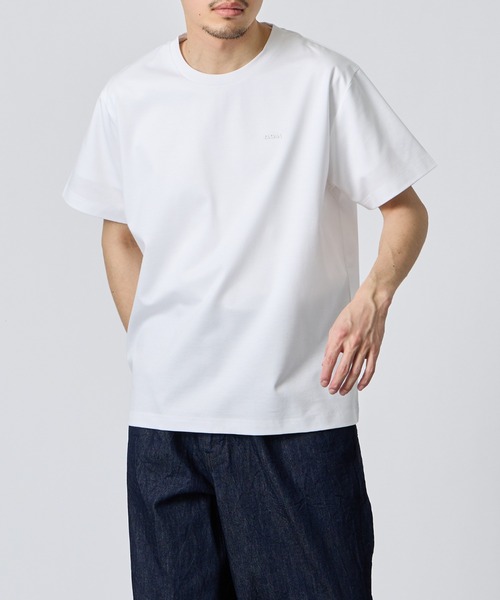 TATRAS タトラス 半袖Tシャツ ホワイト 01 S ワンポイントロゴ TATRAS（タトラス） tシャツ 半袖 SELO ワンポイントロゴ ショート