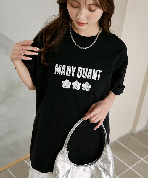 新品 マリークワント Tシャツ グレー MARY QUANT（マリークヮント） tシャツ マリークワント コンパクト