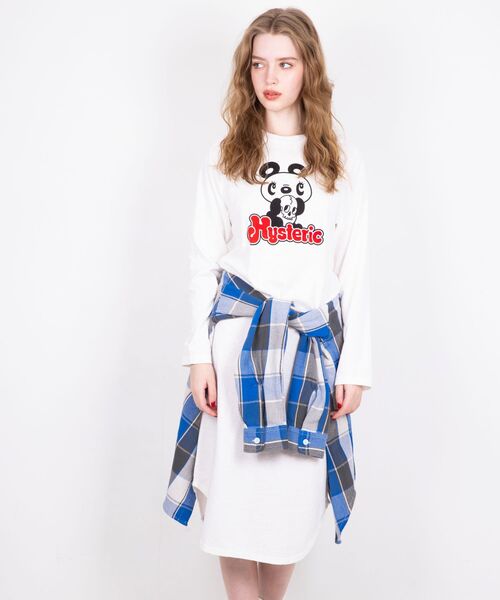 「HYSTERIC GLAMOUR」 長袖ワンピース FREE ブラック レディース_2