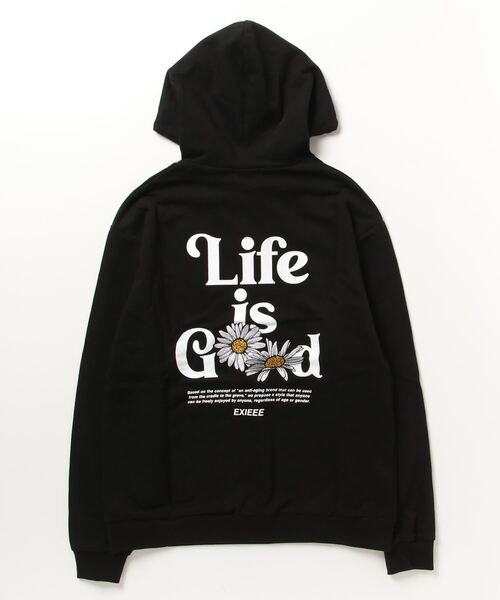 「EXIEEE」 プルオーバーパーカー LARGE ピンク レディース_画像3