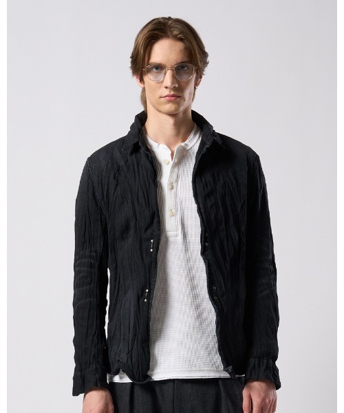 シャツ 2-hook denim shirt メンズの画像
