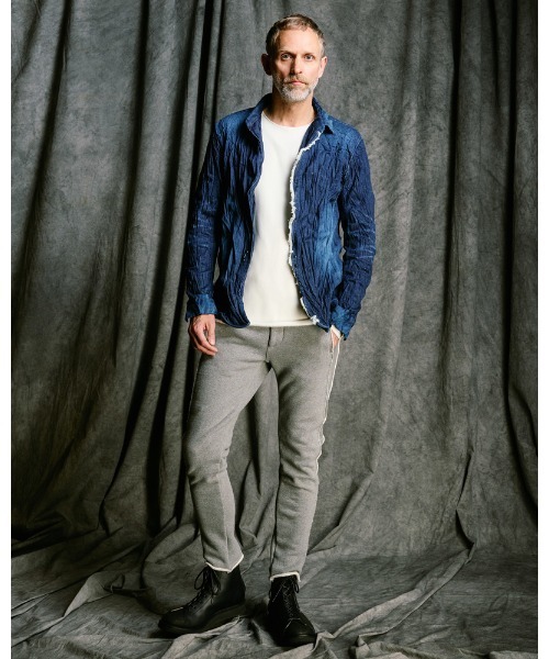 シャツ 2-hook denim shirt メンズの画像
