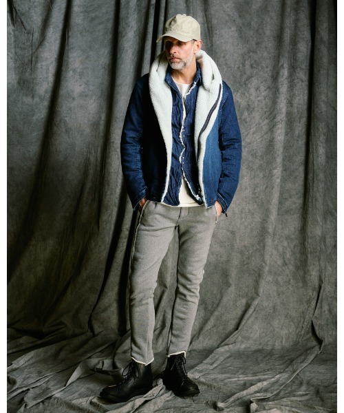 シャツ 2-hook denim shirt メンズの画像