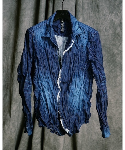 シャツ 2-hook denim shirt メンズの画像