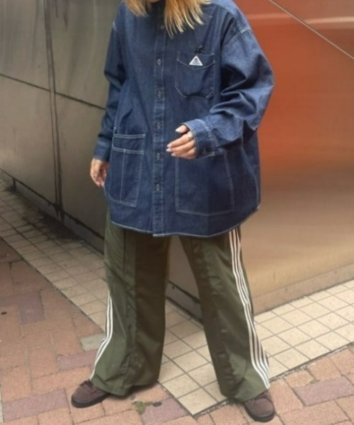 「GEVACO」 長袖シャツ MEDIUM ブルー メンズ_画像5